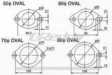 Load image into Gallery viewer, GReddy 60mm Exhaust Oval Gasket - Main Product View