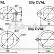 Load image into Gallery viewer, GReddy 60mm Exhaust Oval Gasket - Main Product View