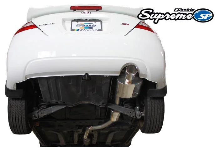 GReddy 63.5mm Cat-Back Exhaust fits 2006-2011 Honda Civic - Back View