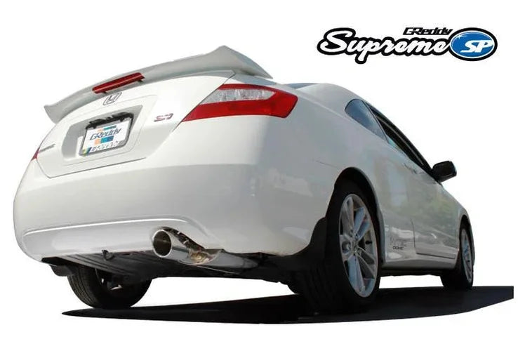 GReddy 63.5mm Cat-Back Exhaust fits 2006-2011 Honda Civic - Installation View