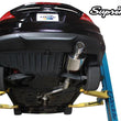 Load image into Gallery viewer, GReddy 76mm Cat-Back Exhaust fits 2012-2015 Honda Civic Si Coupe - Back View