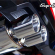 Load image into Gallery viewer, GReddy 76mm Cat-Back Exhaust fits 2017-2020 Honda Civic Sport - Installation View