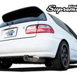 Load image into Gallery viewer, GReddy 76mm / Swap Cat-Back Exhaust fits 1992-1995 Honda Civic EX / 1992-1995 Honda Civic Si - Back View