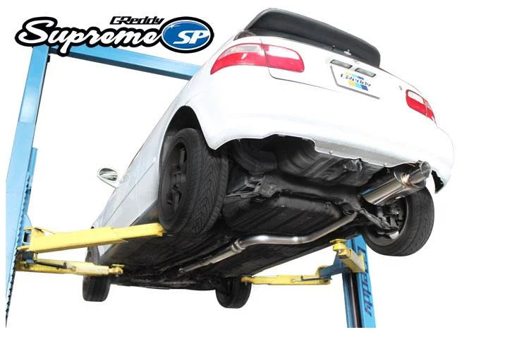 GReddy 76mm / Swap Cat-Back Exhaust fits 1992-1995 Honda Civic EX / 1992-1995 Honda Civic Si - Installation View