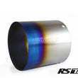 Load image into Gallery viewer, GReddy Burnt Titanium Tip 115mm Diameter 120mm Length (for Revolution RS/RS-TI/RS-Race) - 160 Rev RS