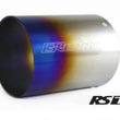 Load image into Gallery viewer, GReddy Burnt Titanium Tip 115mm Diameter 150mm Length (Revolution RS/RS-TI/RS-Race) - 160 Rev RS (L)