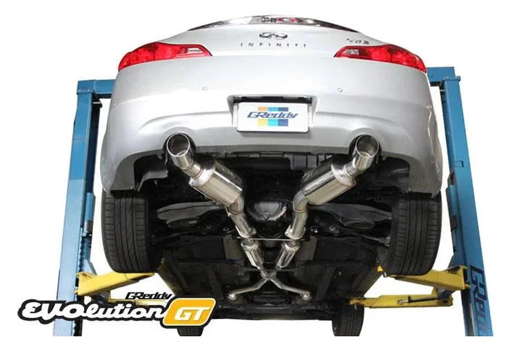 GReddy Cat-Back Exhaust fits 2007-2014 Infiniti G37 (RWD ONLY) - Check Fitment Details - Installation View
