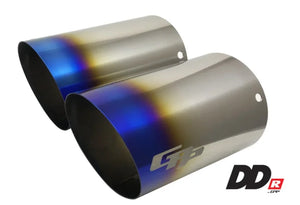 GReddy DD-R Burnt Titanium Tips L=170mm (Pair)