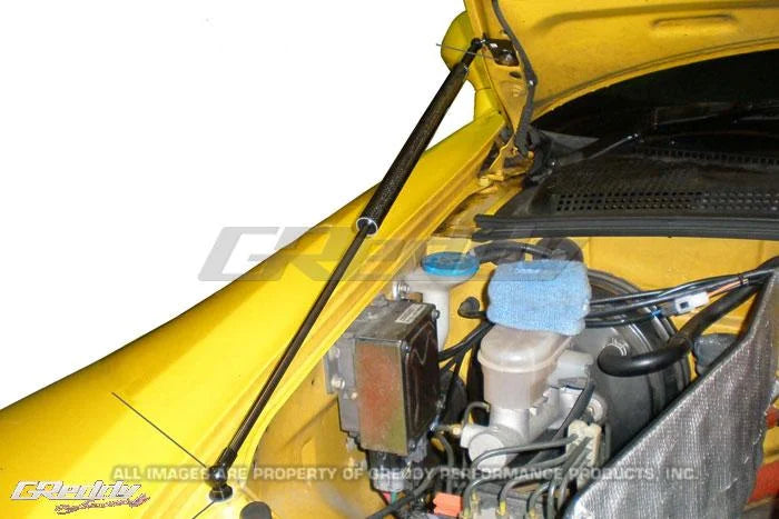 GReddy Engine Hood Lifter Kit (Designed for OEM weight hoods.) fits 2000-2009 Honda S2000 / 2008-2009 Honda S2000 CR - Mai...