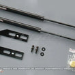 Load image into Gallery viewer, GReddy Engine Hood Lifter Kit (Designed for OEM weight hoods) fits 1993-1995 Mazda RX-7 FD3S - Main Product View