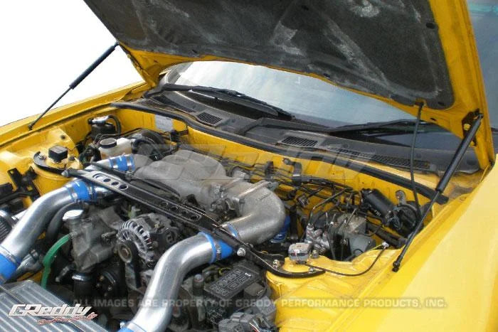 GReddy Engine Hood Lifter Kit (Designed for OEM weight hoods) fits 1993-1995 Mazda RX-7 FD3S - Detail View