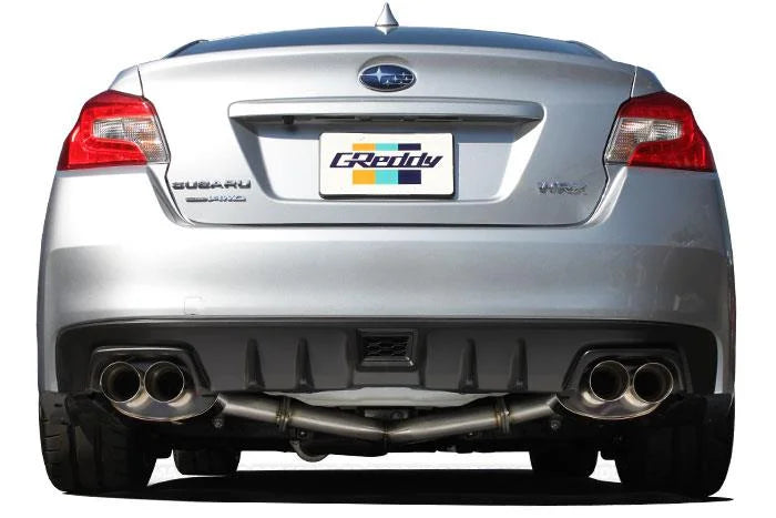 GReddy Exhaust fits 2015-2020 Subaru WRX / WRX STI - Back View