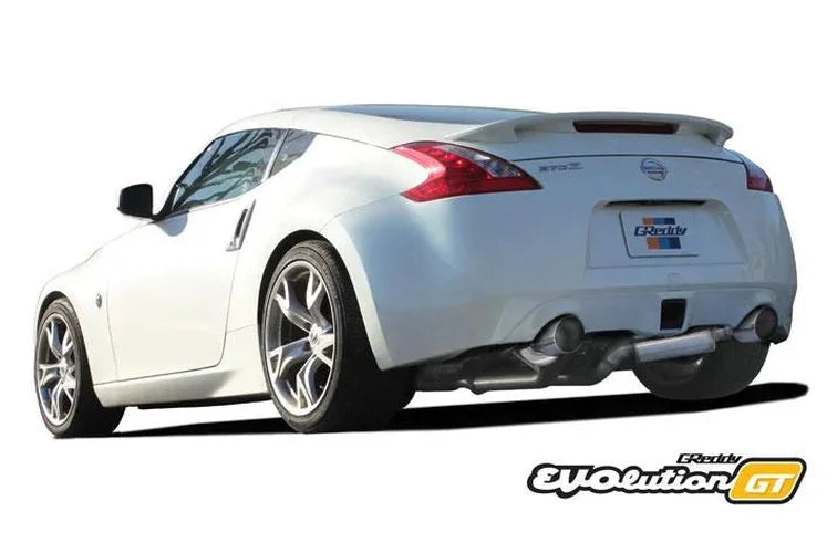 GReddy Full Dual Cat-Back Exhaust fits 2009-2014 Nissan 370Z - Back View