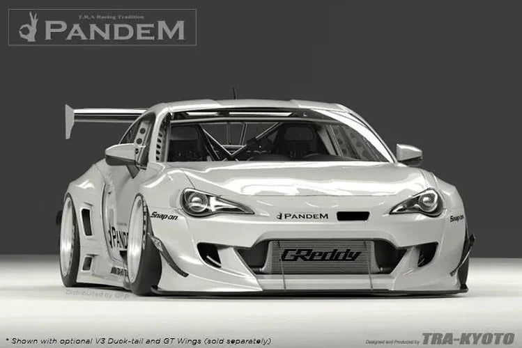GReddy Pandem V3 Aero / Toyota 86 / Scion FR-S / Subaru BRZ Aero Kit without Wings - Back View