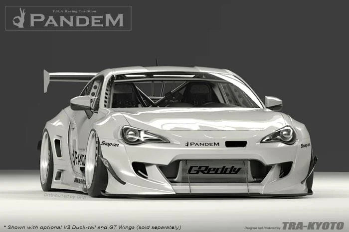 GReddy Pandem V3 Aero / Toyota 86 / Scion FR-S / Subaru BRZ Aero Kit without Wings - Back View