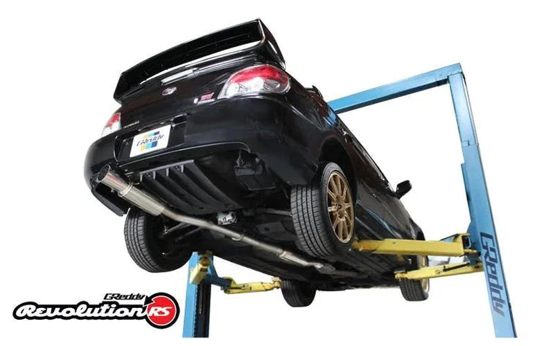 GReddy RS Exhaust fits 2002-2007 Subaru Impreza WRX / 2004-2007 Subaru Impreza WRX STI - Side View