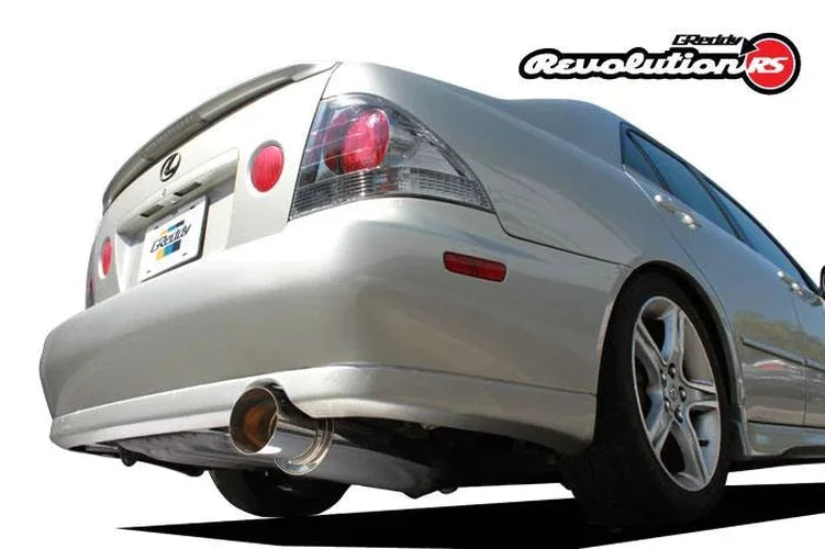 GReddy Revolution Cat Back Exhaust fits 2001-2005 Lexus IS300 / 2002-2005 Lexus IS300 Sportcross - Side View