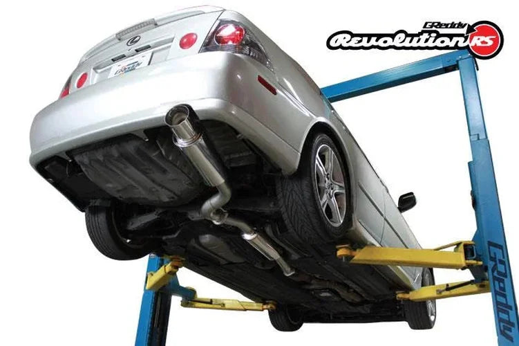GReddy Revolution Cat Back Exhaust fits 2001-2005 Lexus IS300 / 2002-2005 Lexus IS300 Sportcross - Installation View