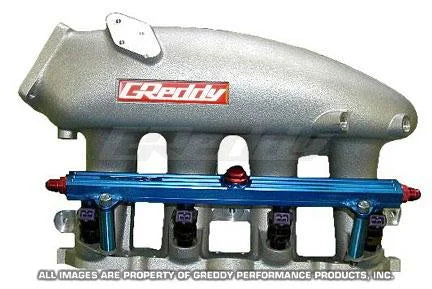GReddy Short Runner Intake Plenum for Stock Throttle Body fits 1989-1998 Nissan 240SX - Side View