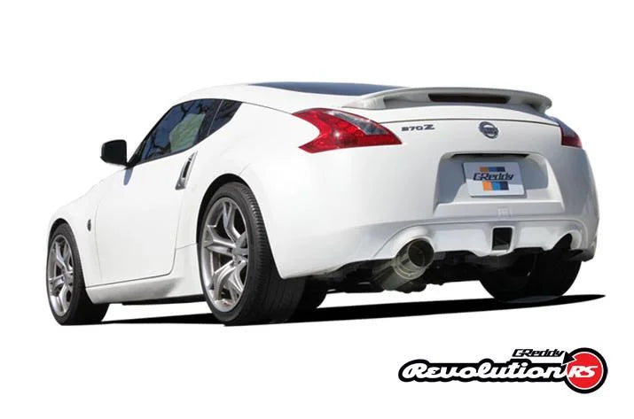GReddy Single Revolution RS Exhaust fits 2009-2017 Nissan 370Z - Back View