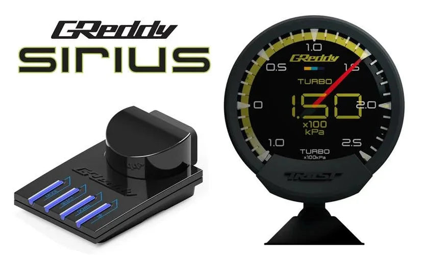 GReddy Sirius Control Unit (REQUIRED For Vision/Meter Gauges & Unify Sets) - Back View