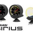 Load image into Gallery viewer, GReddy Sirius Vision Display (Turbo / Press / Temp / Voltage) 68mm Clear Thin-Film EL Display Gauge - Back View