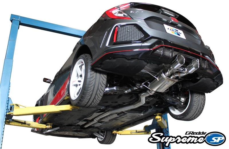 GReddy Supreme SP Exhaust fits 2017+ Honda Civic Type-R - Installation View