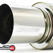 Load image into Gallery viewer, GReddy Universal 3in 3-Bolt Tip Revolution RS Muffler - Back View