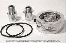 Load image into Gallery viewer, GReddy Universal Oil Filter Block Adapter - Back View