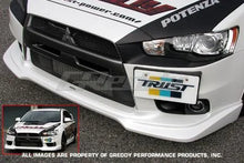 Load image into Gallery viewer, GReddy Urethane Front Lip Spoiler fits 2008 Mitsubishi Lancer Evolution X / 2010-2015 Mitsubishi Lancer Evolution X - Side...