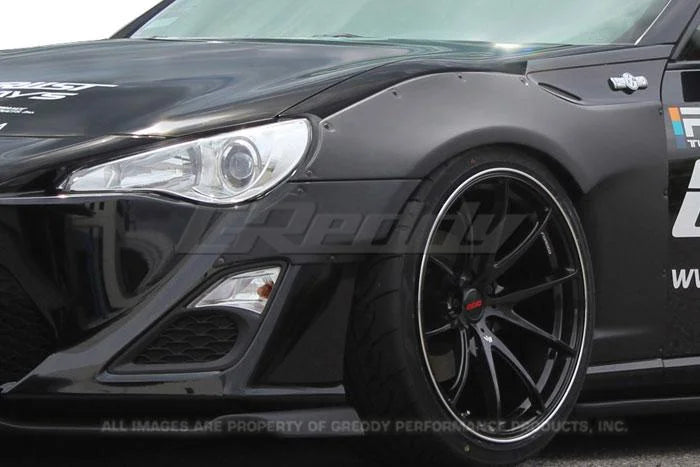 GReddy X Bunny Front Over-Fender & Front Bumper Trim (4 Pcs) fits 2013-2016 Scion FR-S / 2013-2020 Subaru BRZ Limited / 20...