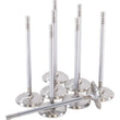 Load image into Gallery viewer, GSC P-D Ford Voodoo/Predator 32.5mm Head STD 109.8mm Long Chrm Super Alloy Exhaust Valve - Set of 8 - Side View