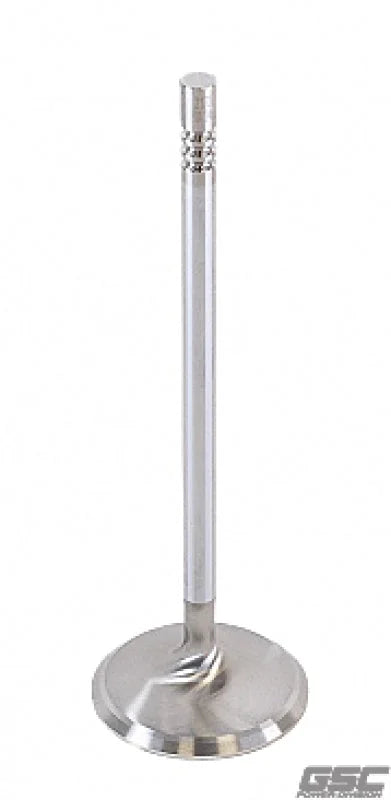 GSC P-D Ford Voodoo/Predator 38.26mm Head (STD) 121.13mm Long Chrome Polished Intake Valve - Single - Side View