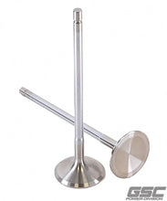 Load image into Gallery viewer, GSC P-D Toyota G16E-GTS 32mm Head (STD) 117.1mm Long Alloy Chrome Polished Exhaust Valve - Single - Side View