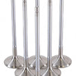Load image into Gallery viewer, GSC P-D Toyota G16E-GTS 32mm Head (STD) Chrome Polished Exhaust Valve - Set of 6 - Side View