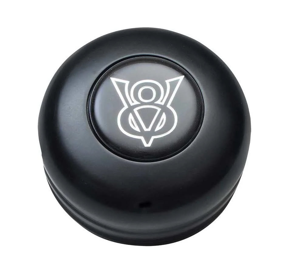 GT Performance GT3 Standard V-8 Emblem Color Horn Button Black 21-1023