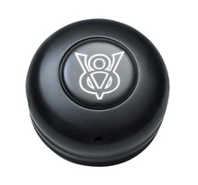 Load image into Gallery viewer, GT Performance GT3 Standard V-8 Emblem Color Horn Button Black 21-1023