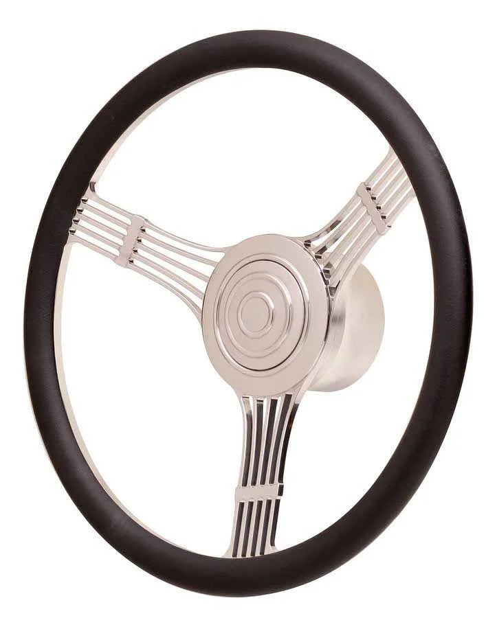 GT Performance Steering Wheel GT9 Retro Banjo Leather 21-4245