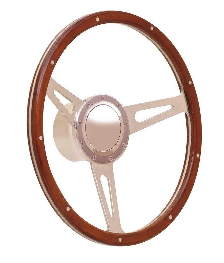 GT Performance Steering Wheel GT9 Retro Cobra Wood 38-4247