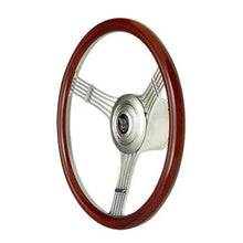 Load image into Gallery viewer, GT Performance Steering Wheel Retro Banjo Wood Pol. Spokes 21-4247