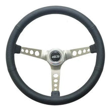 Load image into Gallery viewer, GT Performance Steering Wheel Retro Leather Stainless Spokes 35-5445