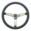 Load image into Gallery viewer, GT Performance Steering Wheel Retro Leather Stainless Spokes 36-5445