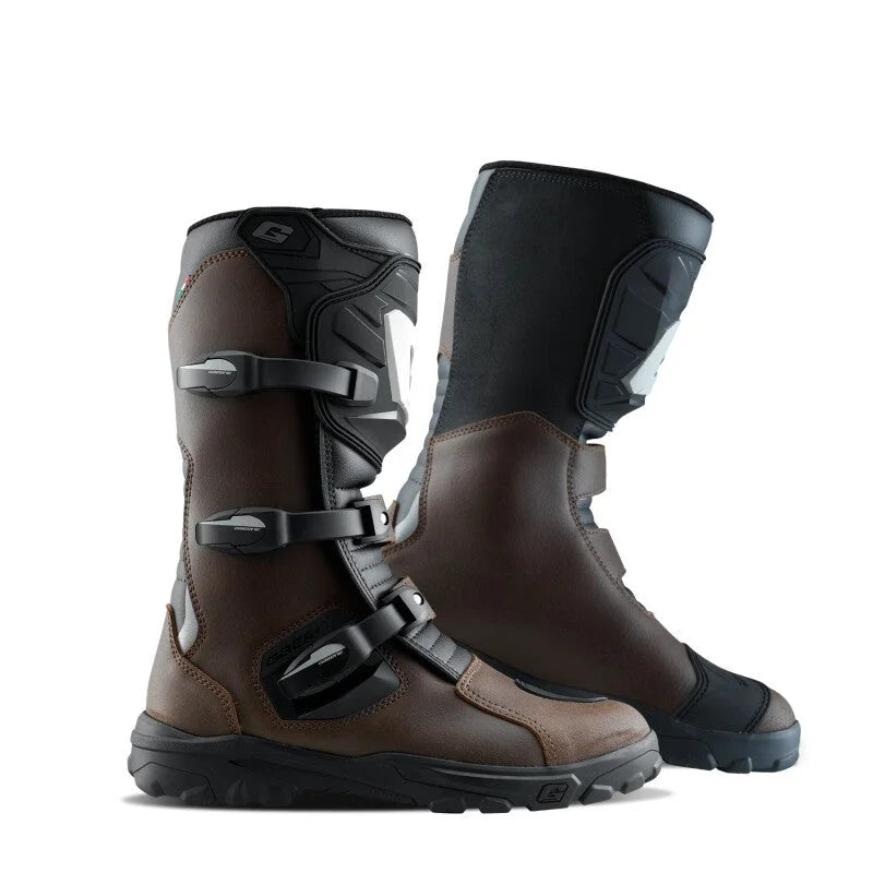 Gaerne G.Adventure Aquatech Boot Brown Size - 12 - Installation View