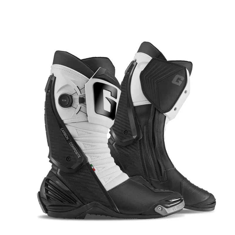 Gaerne GP1 LS Boot Black/White Size - 7 - Side View