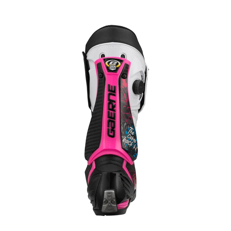 Gaerne GP1 Limited Series Scott Redding Replica Boot Bold White/Pink Size 10 - Installation View
