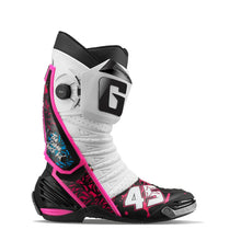 Load image into Gallery viewer, Gaerne GP1 Limited Series Scott Redding Replica Boot Bold White/Pink Size 8 - Side View