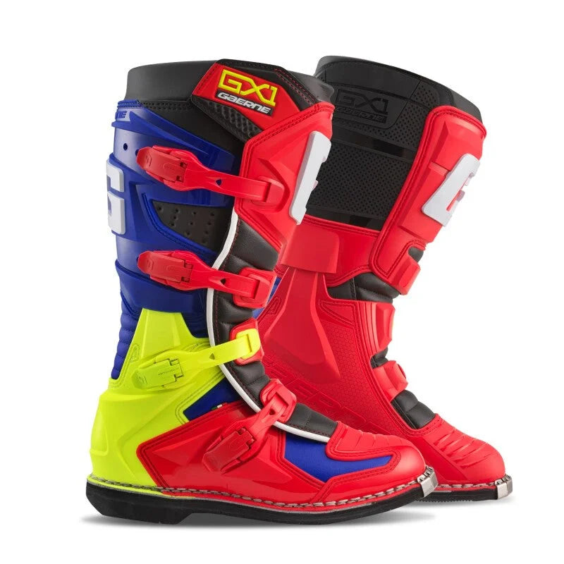 Gaerne GX1 Boot Red Multi Size - 8 - Main Product View
