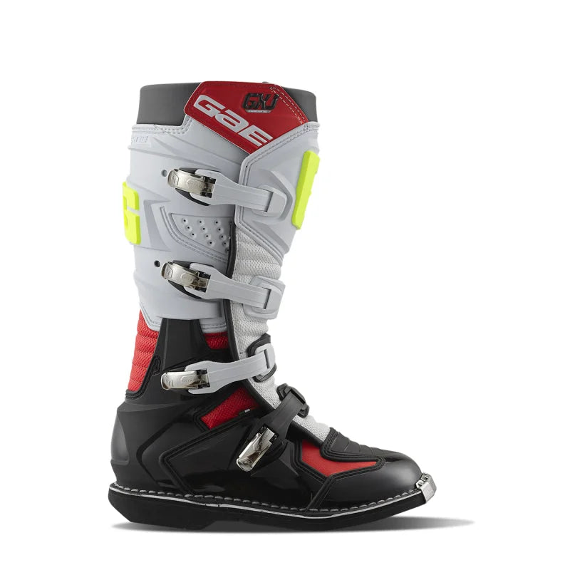 Gaerne GXJ Boot Black/White/Red Size Youth - 2 - Detail View