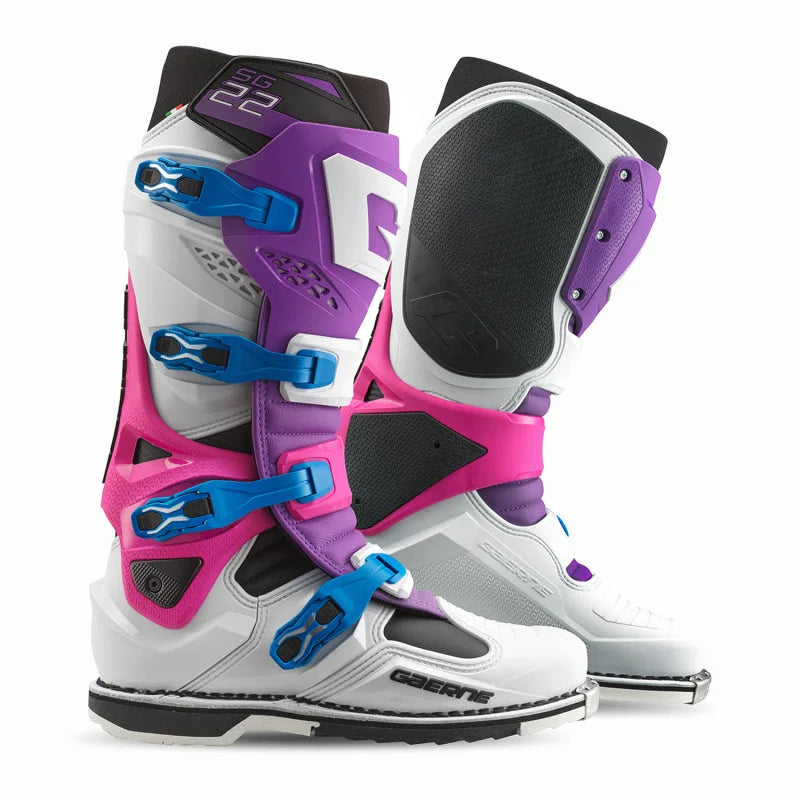 Gaerne SG22 Limited Edition Boot Purple/White/Rhodamine Size - 9 - Additional View 8