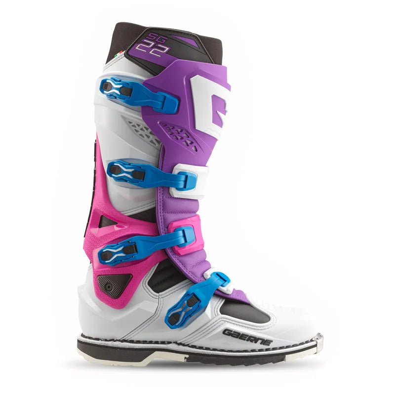Gaerne SG22 Limited Edition Boot Purple/White/Rhodamine Size - 9 - Additional View 9